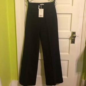 NWT Frame Denim Le Hardy Wide Leg in Film Nior. Size 30.